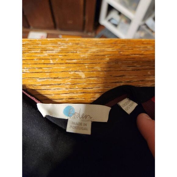 Boden Isla black&red Jersey Belted Jumpsuit sz 18R - Picture 3 of 5